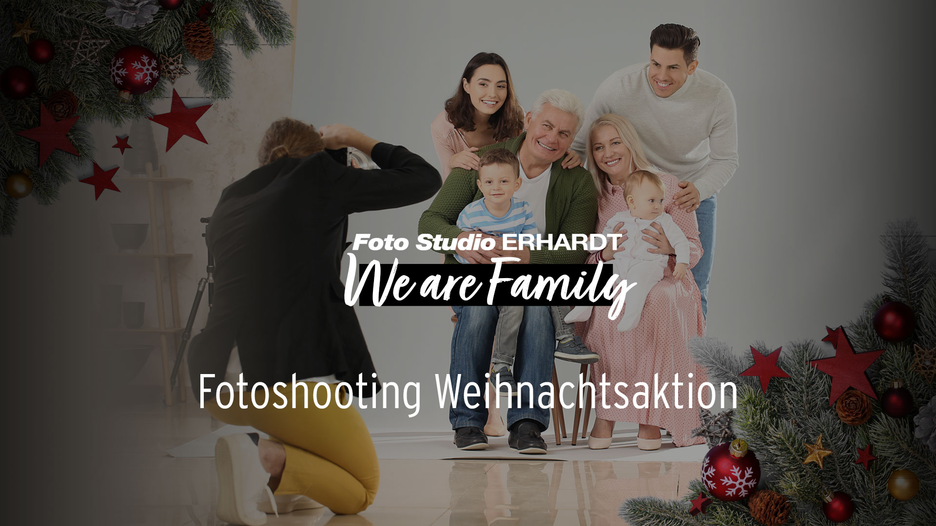 Fotostudio Erhardt Aktion: Feiern Sie Weihnachten mit unvergesslichen Fotos!